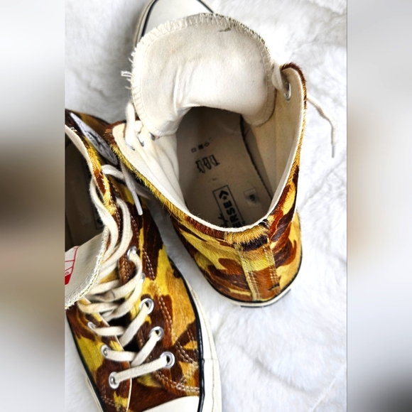 CONVERSE Chuck 70 Hi Pony Hair Camo Men's Sz 8.5 - Picture 5 of 10